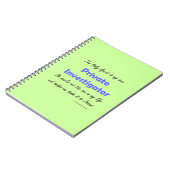 Detektiv Notizblock (Linke Seite)