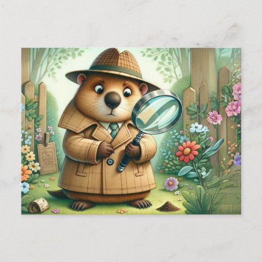 Detektiv Postkarte (Vorderseite)