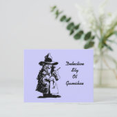 Detektiv Sly Ol Gumuh Mörderin Mystery Sleuth Postkarte (Stehend Vorderseite)