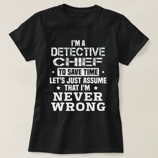 Detektiv T-Shirt (Design vorne)