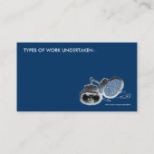 Detektiv Visitenkarte (Rückseite)