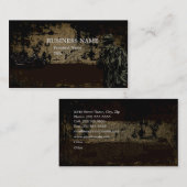 Detektiv-Visitenkarte (Retro) Visitenkarte (Vorne/Hinten)