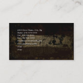 Detektiv-Visitenkarte (Retro) Visitenkarte (Rückseite)