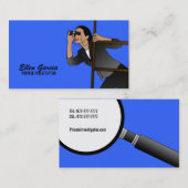 Detektiv-Visitenkarten Visitenkarte (Vorne/Hinten)