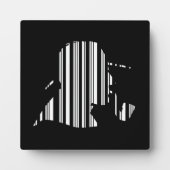 DETEKTIVE BAR CODE-Pipe Rauchen Barcode-Muster Fotoplatte (Vorderseite)
