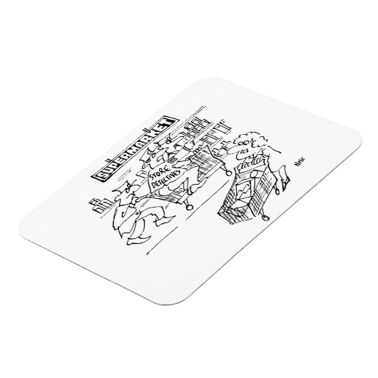 Detektive im Supermarkt Magnet (Linke Seite)