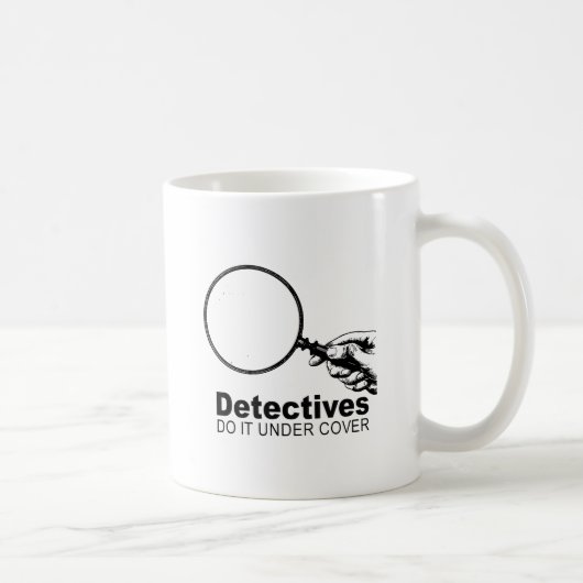 Detektive tun es unter Deckung Kaffeetasse (Rechts)