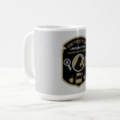 Detektivgeschenk Kaffeetasse (Vorderseite Links)