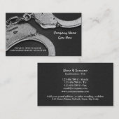 Detektivgesetzesdetektivdurchführung Visitenkarte (Vorne/Hinten)