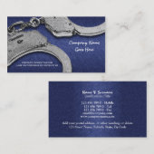 Detektivgesetzesdetektivdurchführung Visitenkarte (Vorne/Hinten)