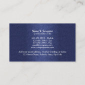 Detektivgesetzesdetektivdurchführung Visitenkarte (Rückseite)