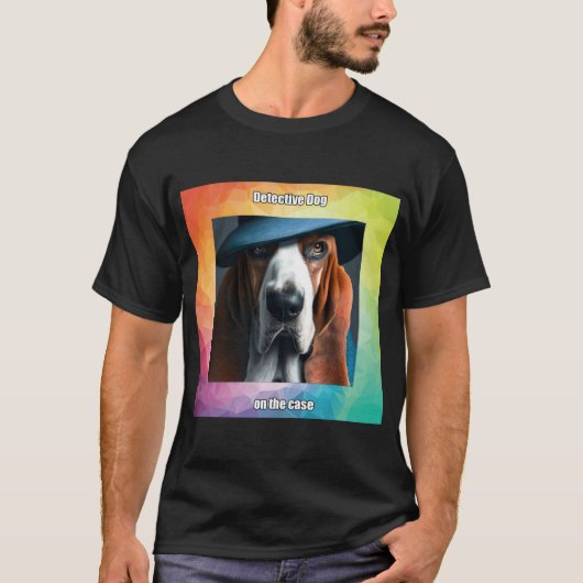 Detektivhund T-Shirt (Vorderseite)