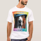 Detektivhund T-Shirt (Vorderseite)