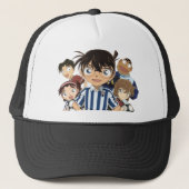 Detektivjungs-Anime-Cap | Kluger Stil für Fans! Truckerkappe (Vorderseite)