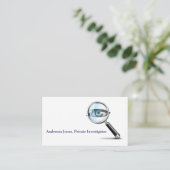 Detektivkarte für Privatdetektoren Visitenkarte (Stehend Vorderseite)