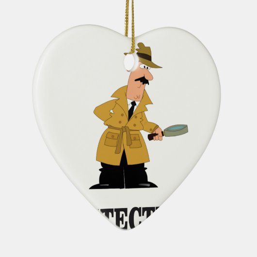 Detektivmann Keramikornament (Rechts)