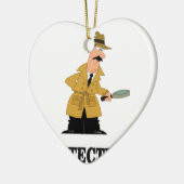 Detektivmann Keramikornament (Links)