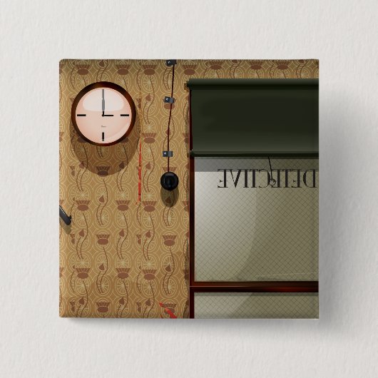 Detektivstelle Button (Vorderseite)