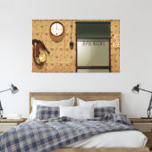 Detektivstelle Leinwanddruck (Insitu (Schlafzimmer))