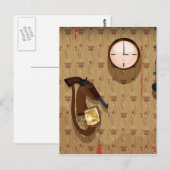 Detektivstelle Postkarte (Vorne/Hinten)