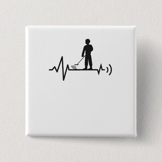 Detektor für Metalldetektoren Button (Vorderseite)