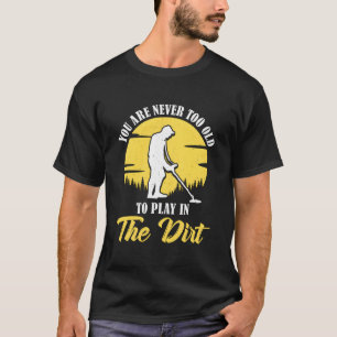Detektor-Schatzsuche Metalldetektor Spiel In T-Shirt