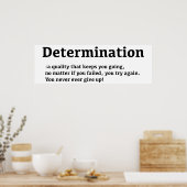 Determination Poster (Küche)