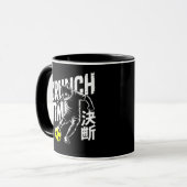 Determined Soccer Cat Mugs - Game Day Gift Tasse (Vorderseite Links)