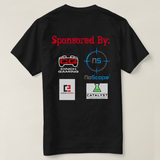 Deth Griff-Spiel eSports Proliga-Shirt T-Shirt (Design Rückseite)