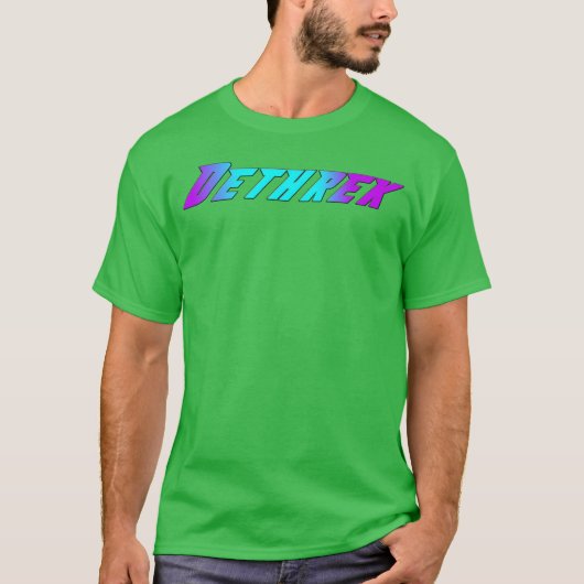 Dethrek Gaming retro T-Shirt (Vorderseite)