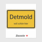 Detmold Aufkleber Sticker Autoaufkleber (Blatt)