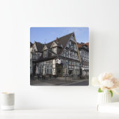 Detmold Quadratische Wanduhr (Zuhause)