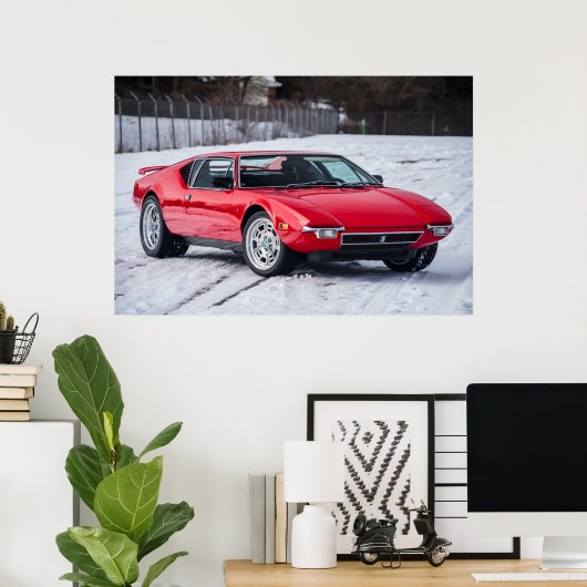Detomaso Pantera Poster (Heimbüro)