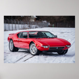 Detomaso Pantera Poster