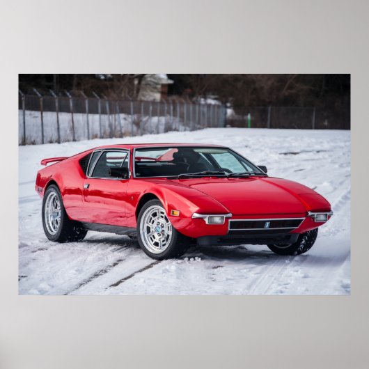 Detomaso Pantera Poster (Vorne)