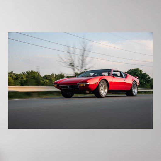Detomaso Pantera Poster (Vorne)