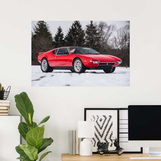 Detomaso Pantera Poster (Heimbüro)