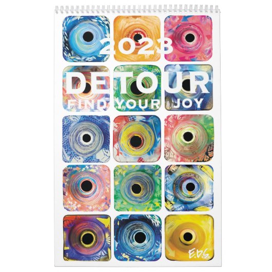 DETOUR 2023 Kunstkalender und Dankbarkeit Kalender (Titelbild)