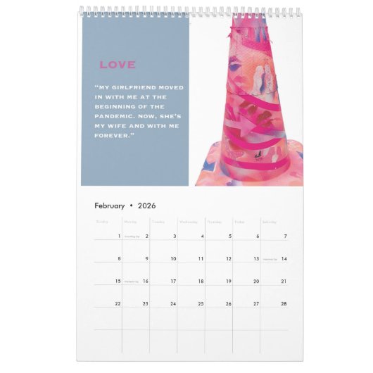 DETOUR 2023 Kunstkalender und Dankbarkeit Kalender (Feb 2026)