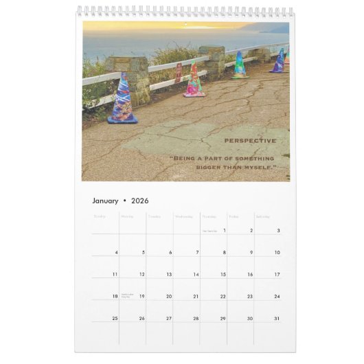 DETOUR 2023 Kunstkalender und Dankbarkeit Kalender (Jan 2026)