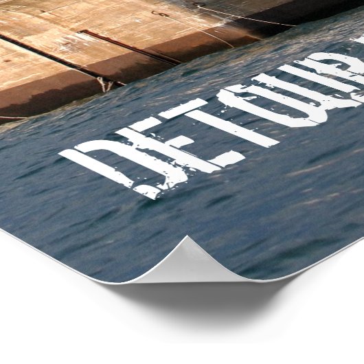DeTour Reef Lighthouse Poster (Ecke)