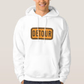 Detour Road Sign Hoodie (Vorderseite)