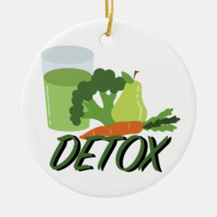 Detox-Saft Keramik Ornament