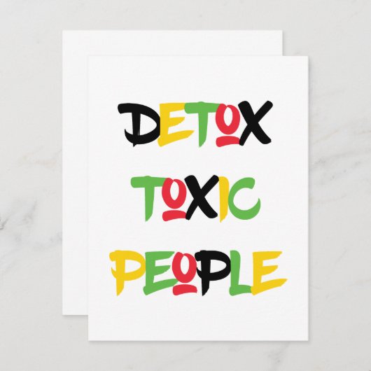 Detox Toxic People (Vorne/Hinten)