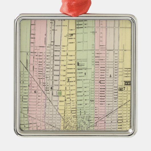 Detroit 2 silbernes ornament (Vorne)