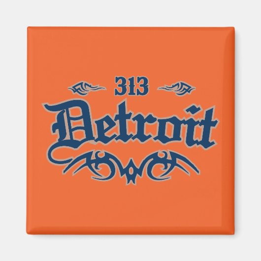 Detroit 313 magnet (Vorne)