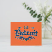 Detroit 313 postkarte (Stehend Vorderseite)