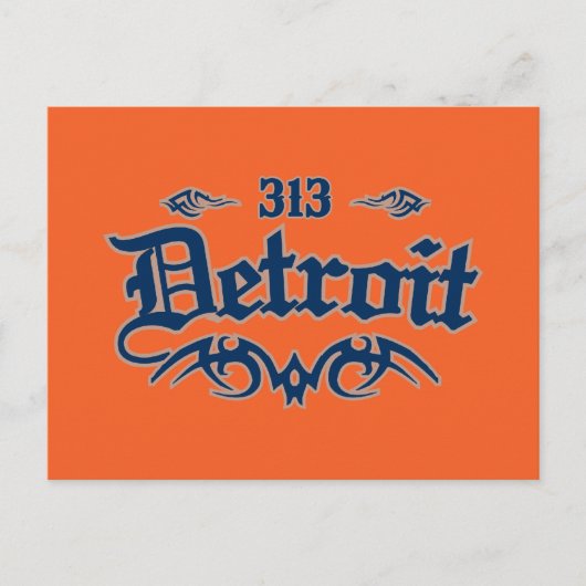 Detroit 313 postkarte (Vorderseite)