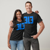 Detroit 313 T-Shirt (Unisex)