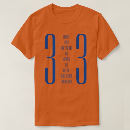 Detroit 313 T-Shirt (Design vorne)